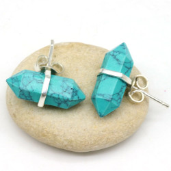 Boucle d'oreille turquoise...