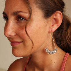 Boucle d'oreille argent...