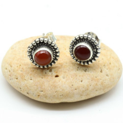 Puce d'oreille argent et...