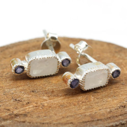 Puce d'oreille argent...