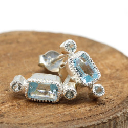 Puce d'oreille argent...