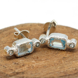 Boucle d'oreille argent...