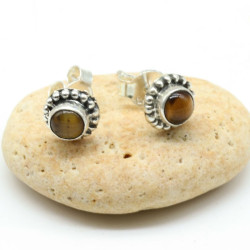 Puce d'oreille argent...