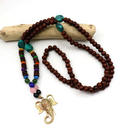 collier Ganesh - Mosaik...