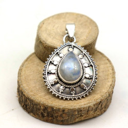 Pendentif goutte en argent...