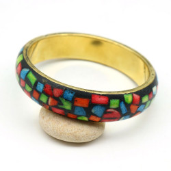 Bracelet indien coloré -...