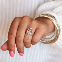 Bague argent pierre topaze...