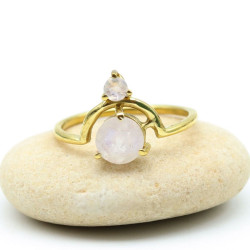 Bague laiton pierres...