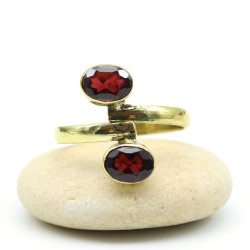 Bague laiton ajustable -...