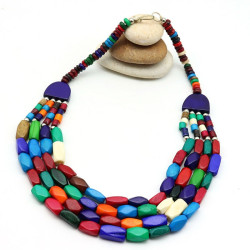 Collier indien perles...