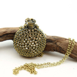 Collier bohème fiole strass...