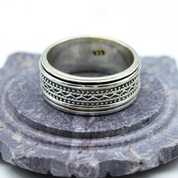 Bague antistress argent...