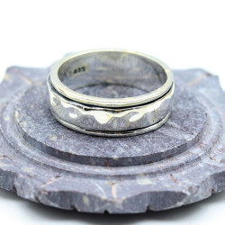 Anneau antistress en argent...