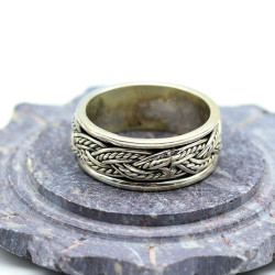Bague argent pour homme -...