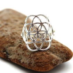Bague graine de vie en...