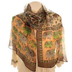 Foulard en soie femme -...