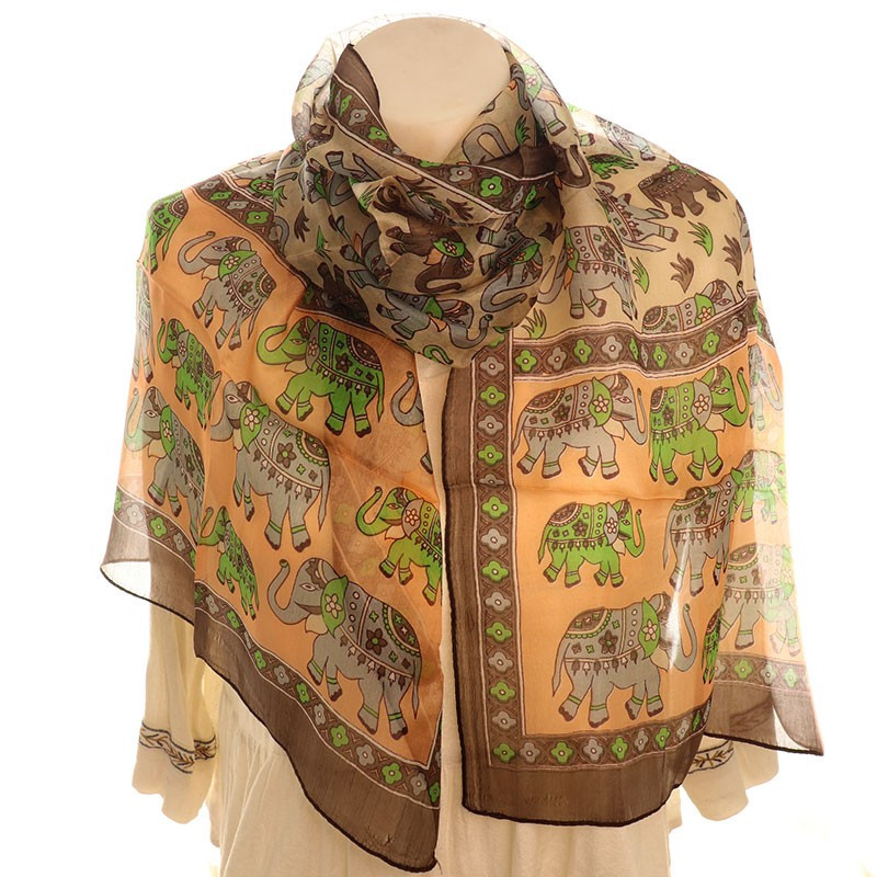 Foulard en soie femme - Mosaik bijoux indiens