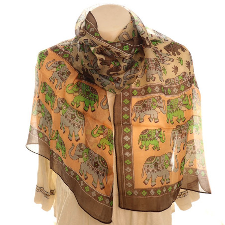 Foulard en soie femme - Mosaik bijoux indiens