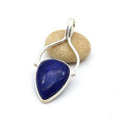 Pendentif argent lapis...