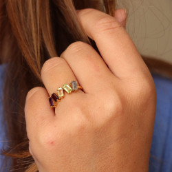 Bague pierre naturelle en...