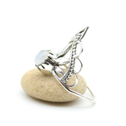 Bague argent pierre de lune...