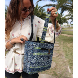 Sac batik bleu - Mosaik...