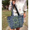 Sac batik bleu - Mosaik bijoux indiens