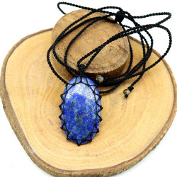pendentif lapis lazuli sur...