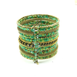 bracelet large perles...