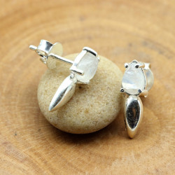 Puce d'oreille argent...