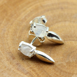 Puce d'oreille argent...