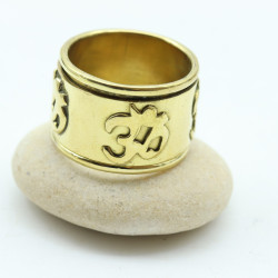 Bague antistress motif aum...