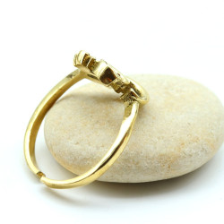 Bague Aum en laiton