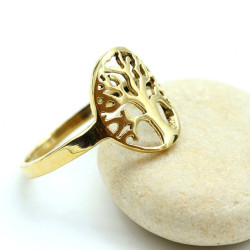 Bague arbre de vie en laiton