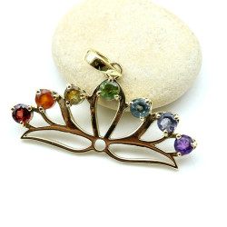 Pendentif 7 chakras et...