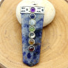 Pendentif 7 chakras et lapis lazuli - Mosaik bijoux indiens