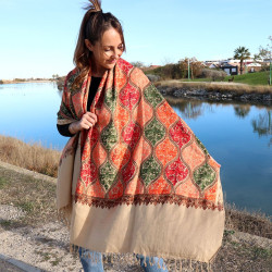 Etole indienne broderies...