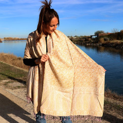 Etole jaune et beige -...
