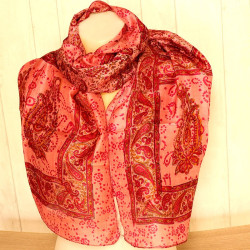 foulard soie rose - Mosaik...