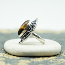 Bague oeil de tigre...