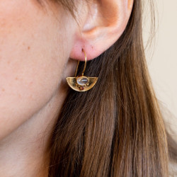 boucle d'oreille larimar -...