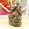 Statue pierre unakite - Mosaik bijoux indiens