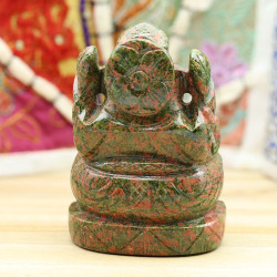 Statue pierre unakite - Mosaik bijoux indiens