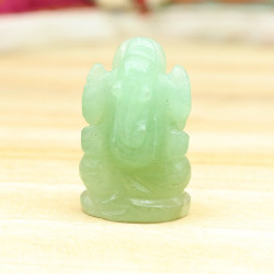 statuette Ganesh en jade -...