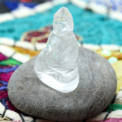 Statue Bouddha en cristal -...