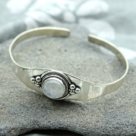 Bracelet argent ethnique - Mosaik bijoux indiens