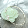 Bracelet argent quartz rose - Mosaik bijoux indiens