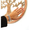 Gros jonc ethnique argent - Mosaik bijoux indiens