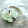 Bracelet argent et pierre de lune - Mosaik bijoux indiens