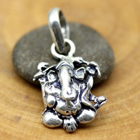 Petit pendentif argent Ganesh - Mosaik bijoux indiens